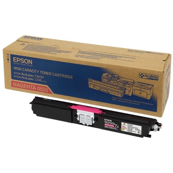 Epson S050555 toner magenta hoge capaciteit (origineel) C13S050555 028196 - 1