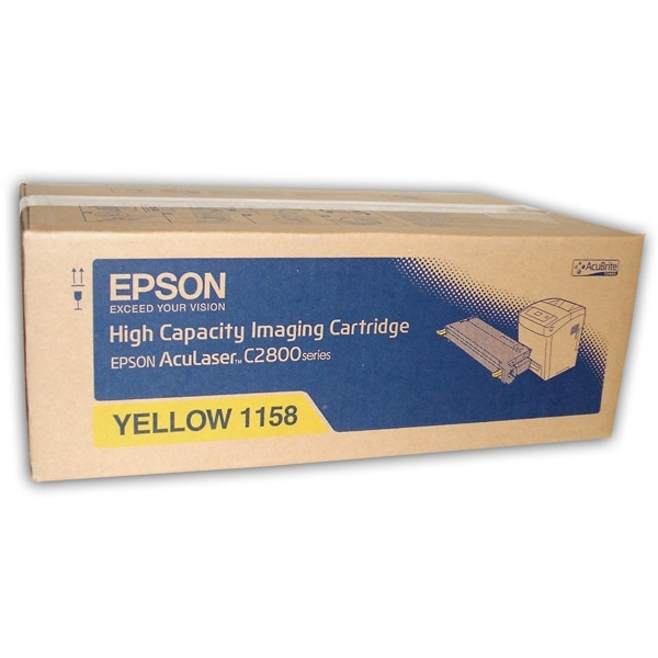 Epson S051158 imaging cartridge geel hoge capaciteit (origineel) C13S051158 028158 - 1