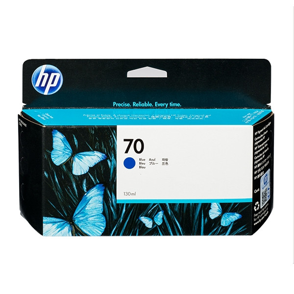 HP 70 (C9458A) inktcartridge blauw (origineel) C9458A 030844 - 1