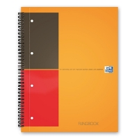 Oxford International Filingbook A4+ gelinieerd 80 grams 100 vel oranje 100102000 260041