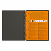 Oxford International Meetingbook A4 geruit 80 grams 80 vel grijs (4-gaats) 100100362 260005 - 3