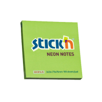 Stick'n notes neongroen 76 x 76 mm 21167 201717